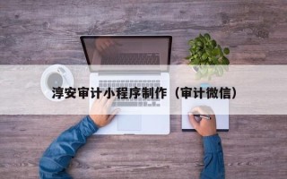 泰州淳安审计小程序制作（审计微信）